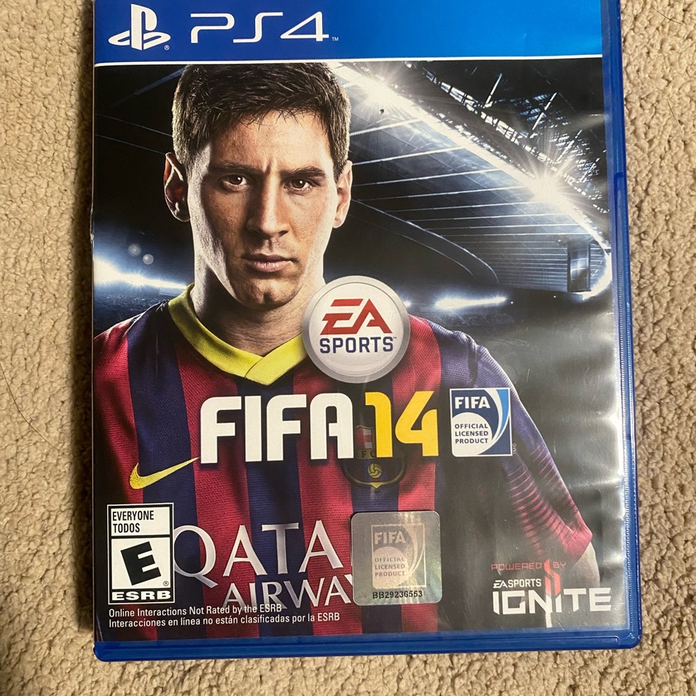 FIFA 14 for PS4 - Blue Case